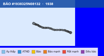 Quỹ đạo di chuyển của BÃO #1938325N08132 (1938)